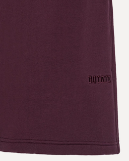 Bordowe spodenki Heavy Sweat - Image #4