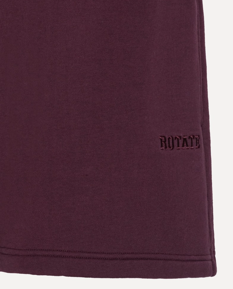 Bordowe spodenki Heavy Sweat - Image #4