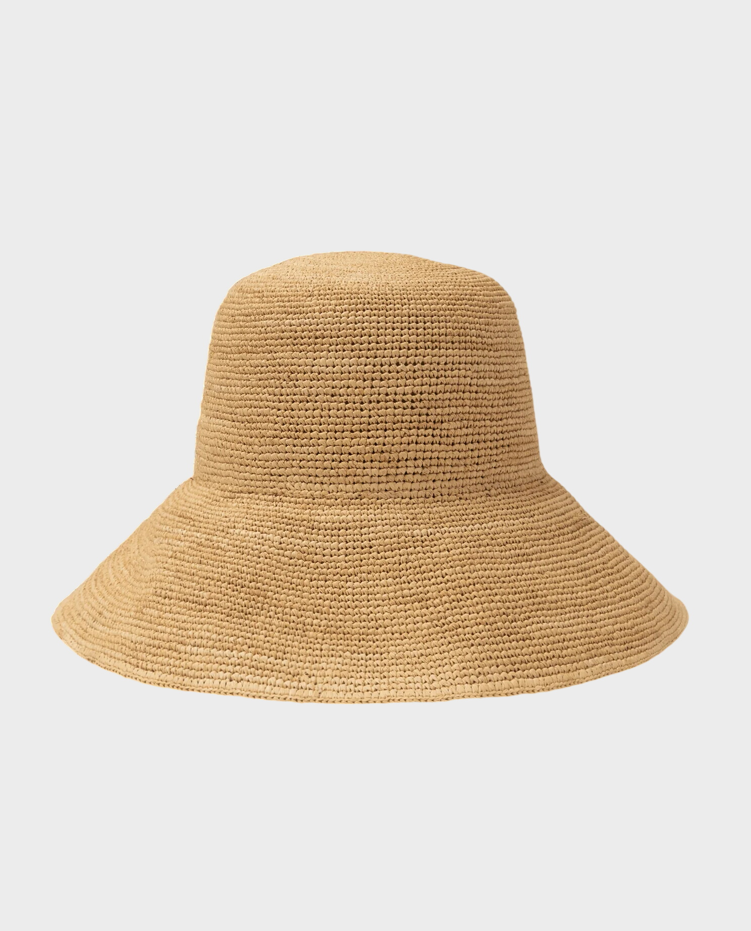 Beżowy kapelusz Raffia Bucket Hat - Image #0