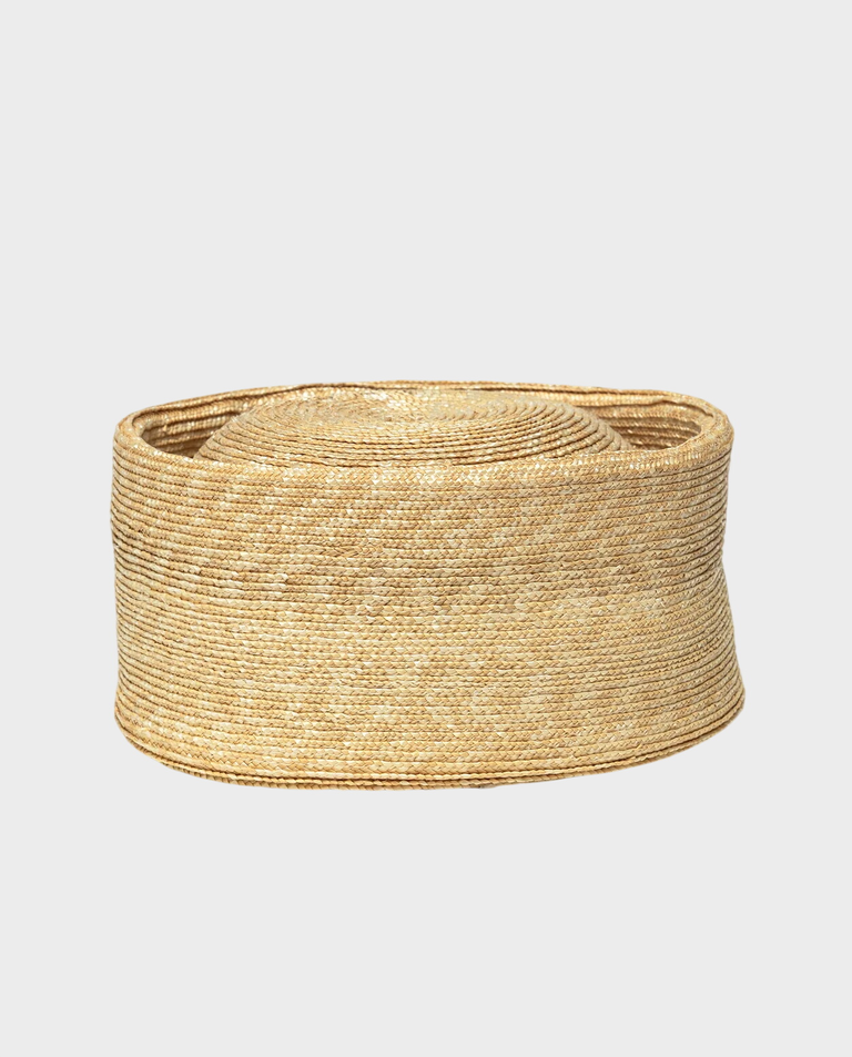 Kapelusz Natural Straw Pillbox - Image #2