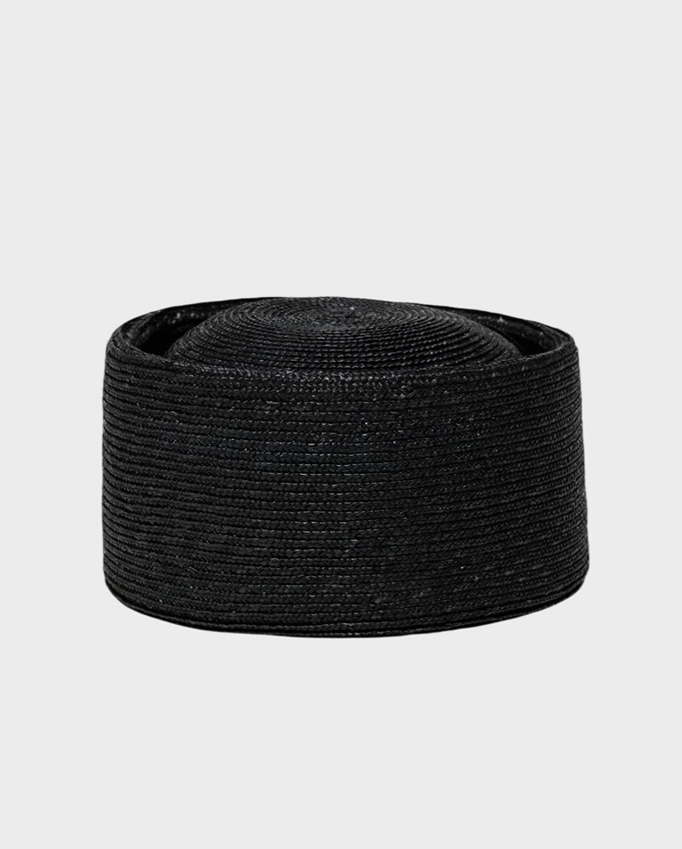 Kapelusz Natural Straw Pillbox - Image #2