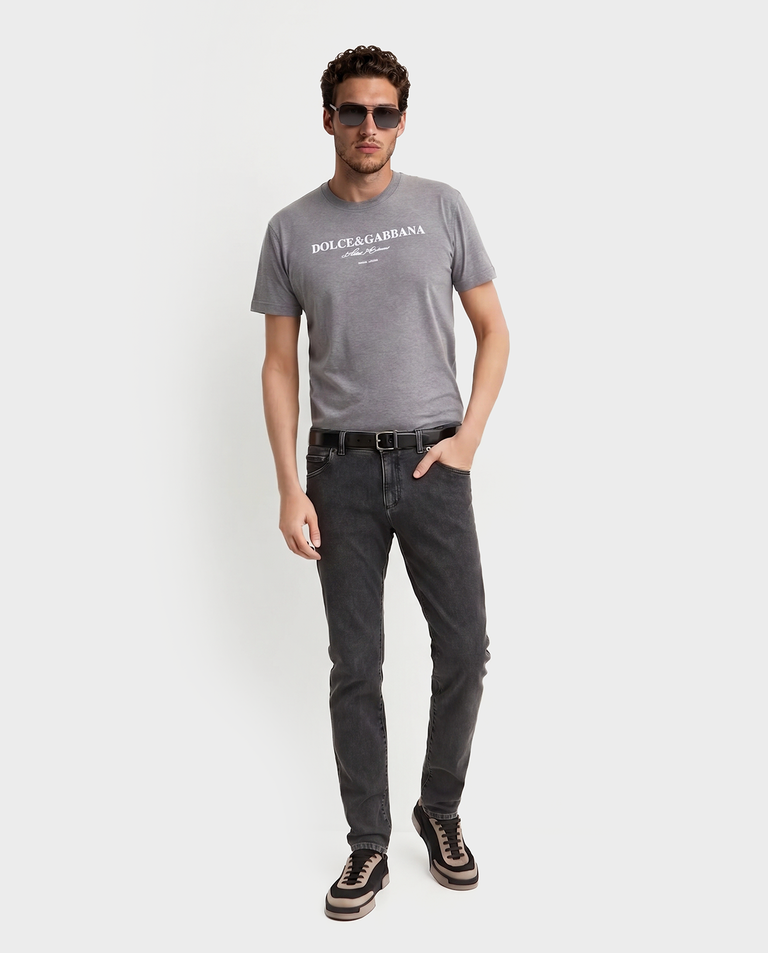 Ciemnoszare jeansy Slim Fit - Image #2