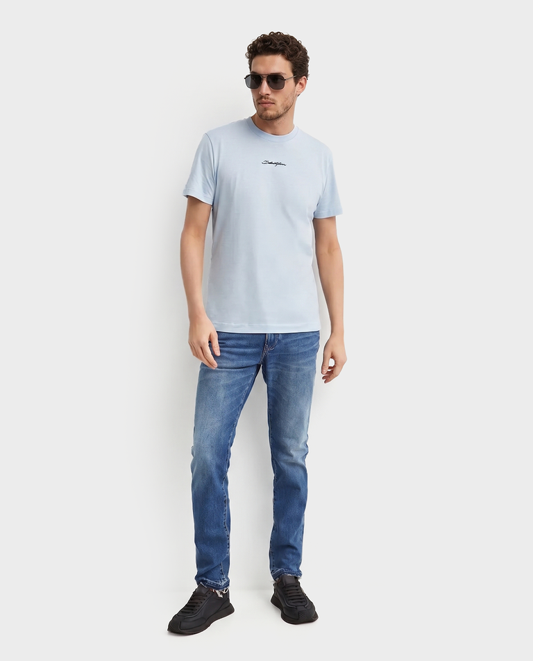 Niebieskie jeansy Slim Fit