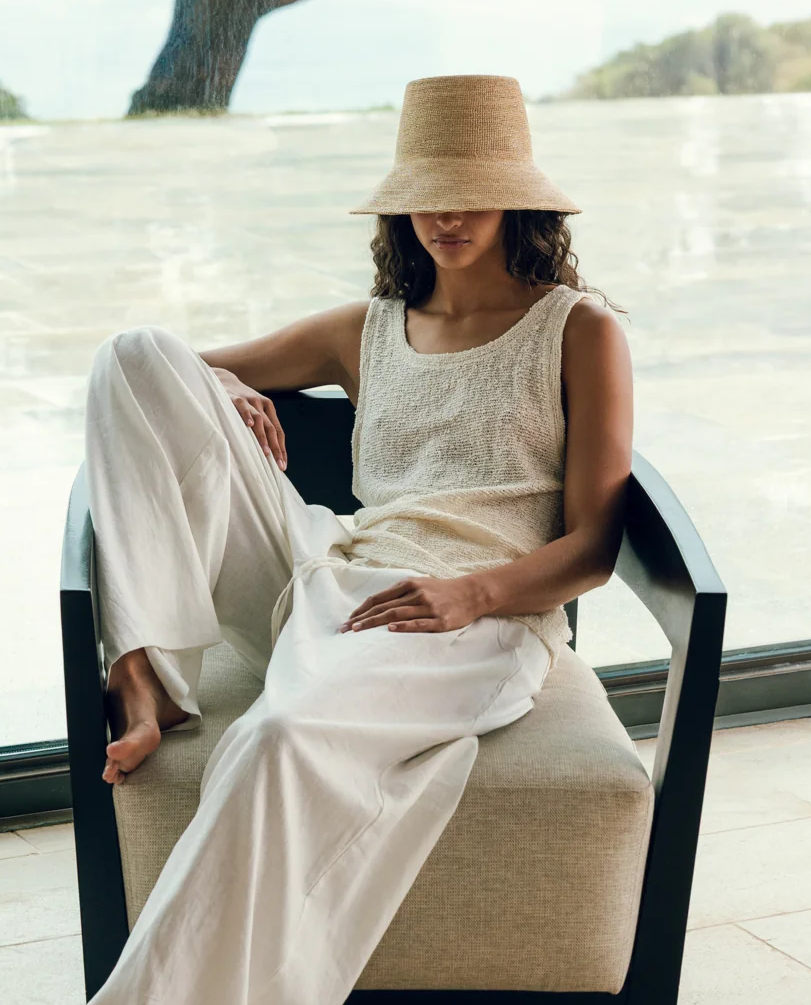 Kapelusz Raffia Bucket Hat - No.08 - Image #1
