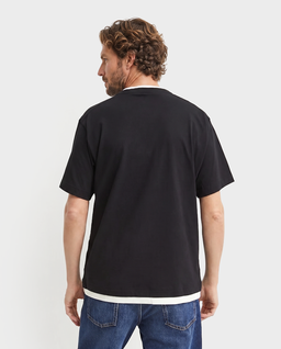 Czarny t-shirt z logo - Image #3