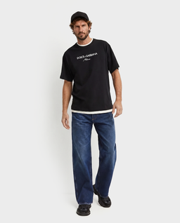 Czarny t-shirt z logo - Image #2