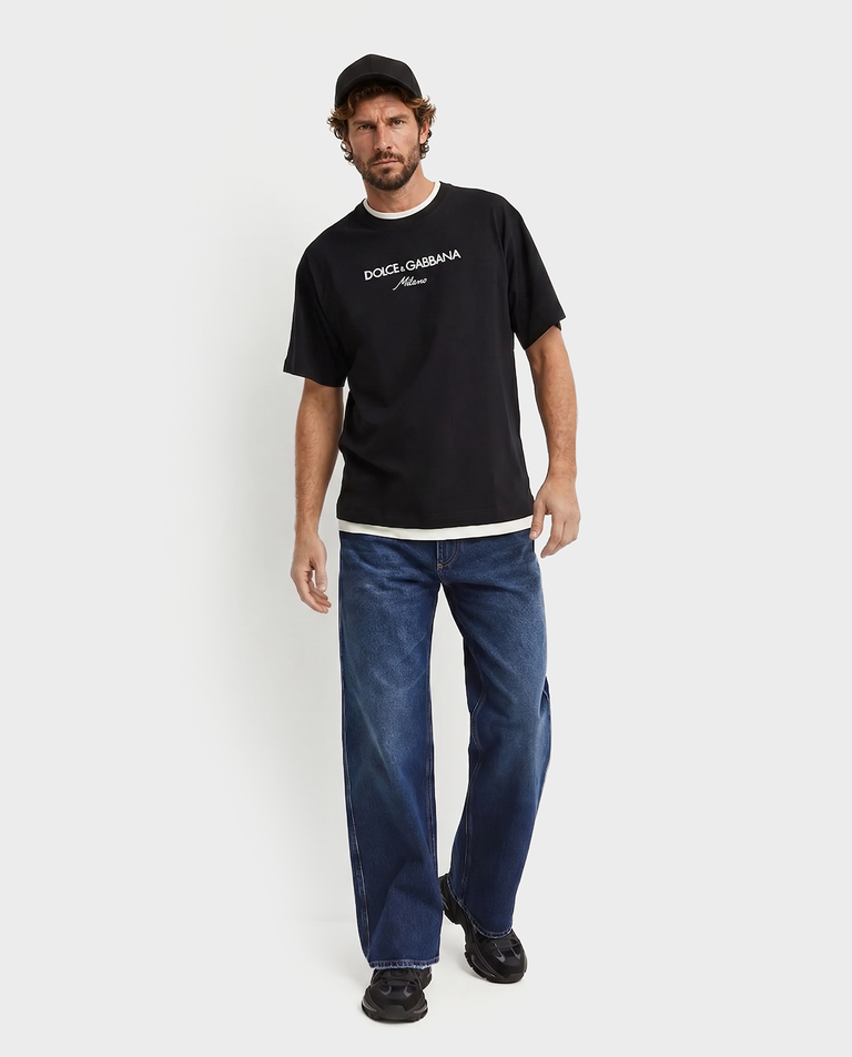 Czarny t-shirt z logo - Image #2