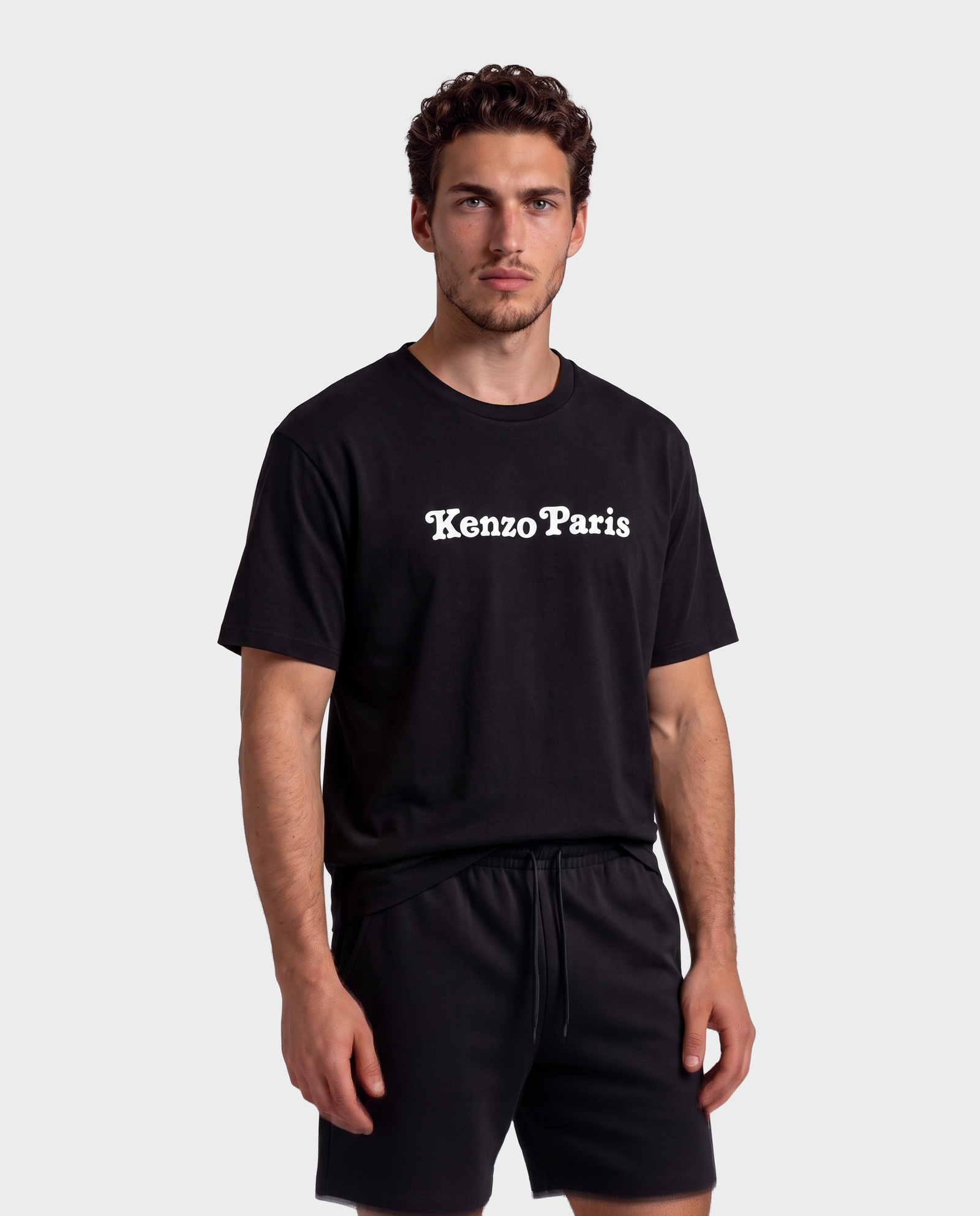 Czarny t-shirt 'KENZO VERDY MARKET' - Image #0