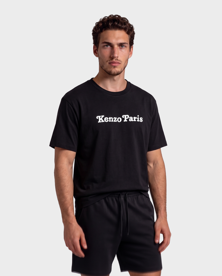 Czarny t-shirt 'KENZO VERDY MARKET'