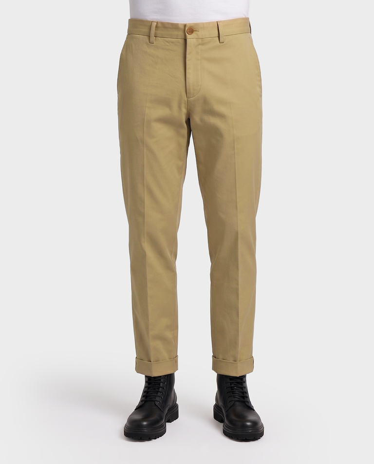 Beżowe spodnie Chino