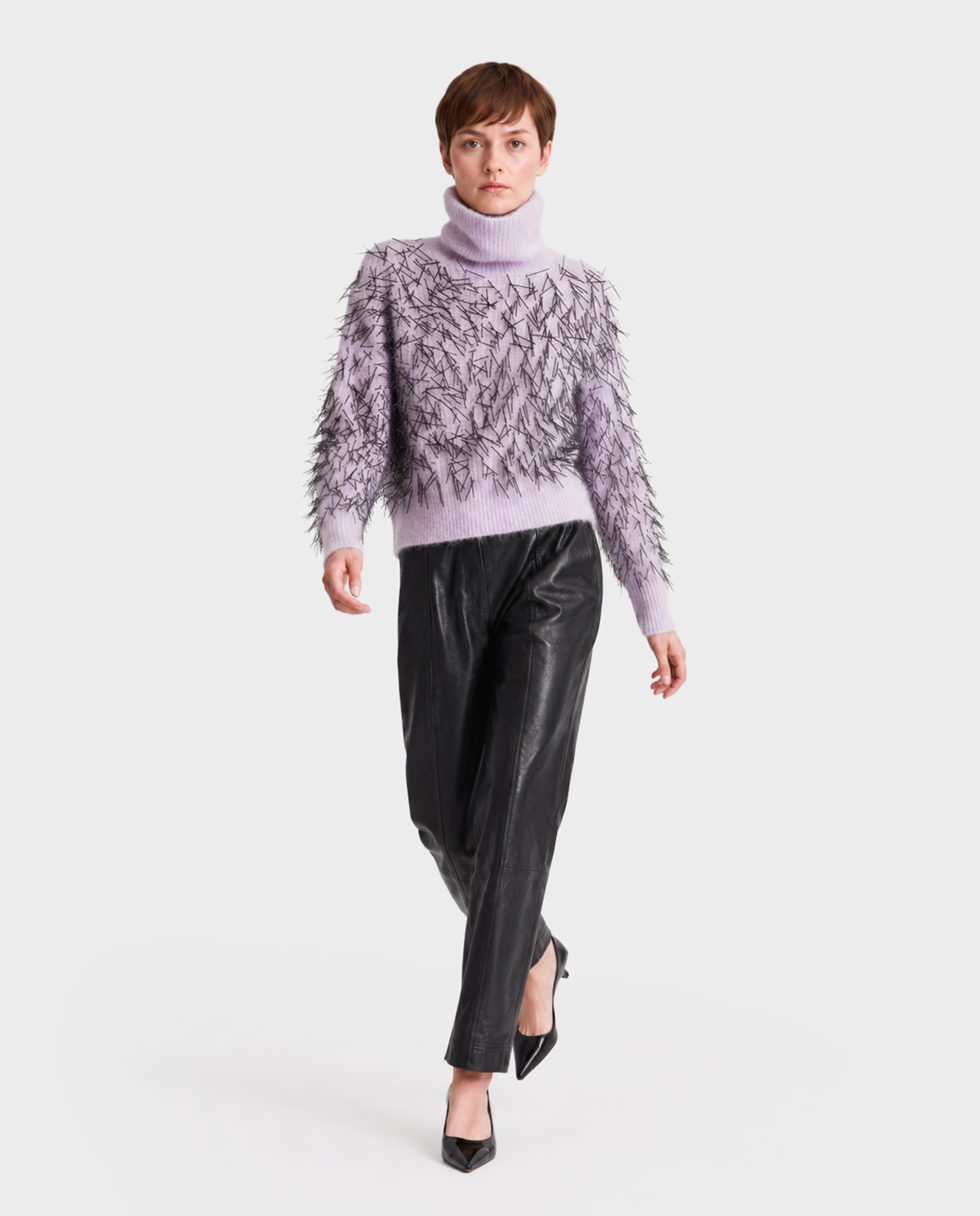Fioletowy sweter Eldi - Image #3