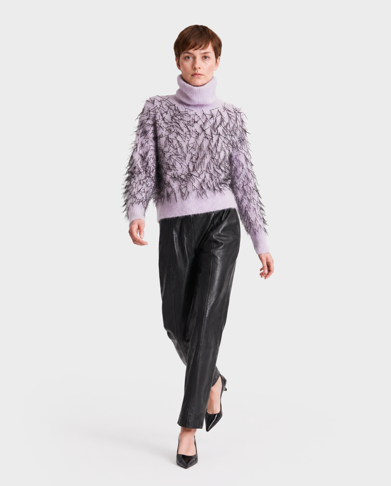 Fioletowy sweter Eldi - Image #3