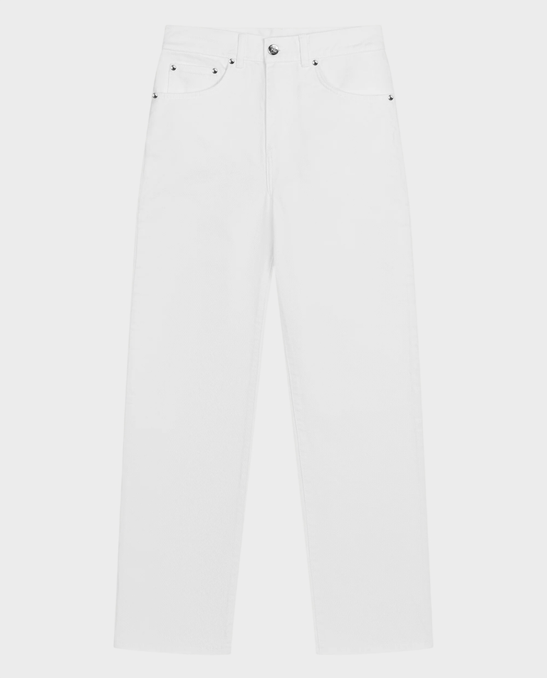 Białe spodnie jeansowe Denim Dream