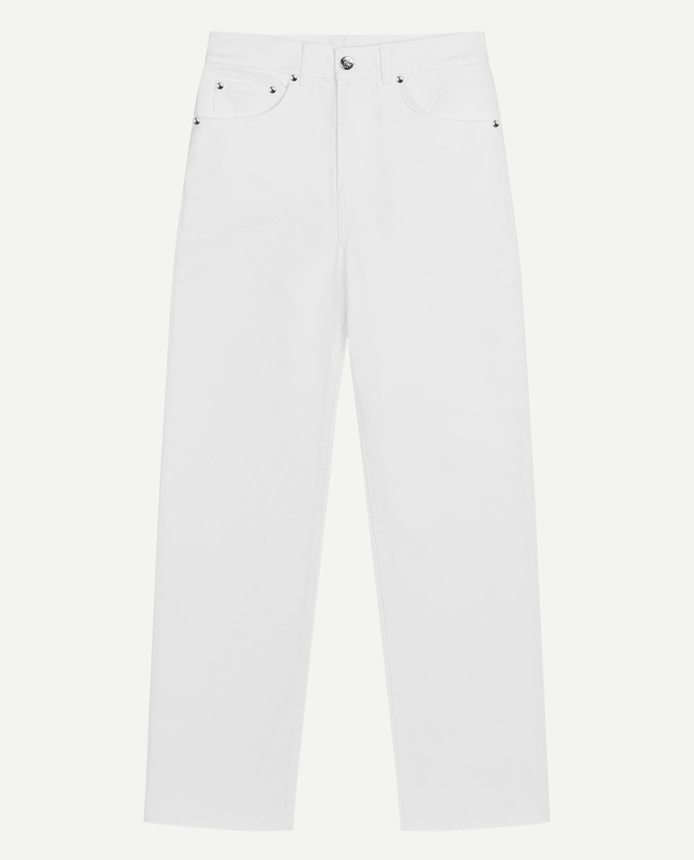Białe spodnie jeansowe Denim Dream - Image #4
