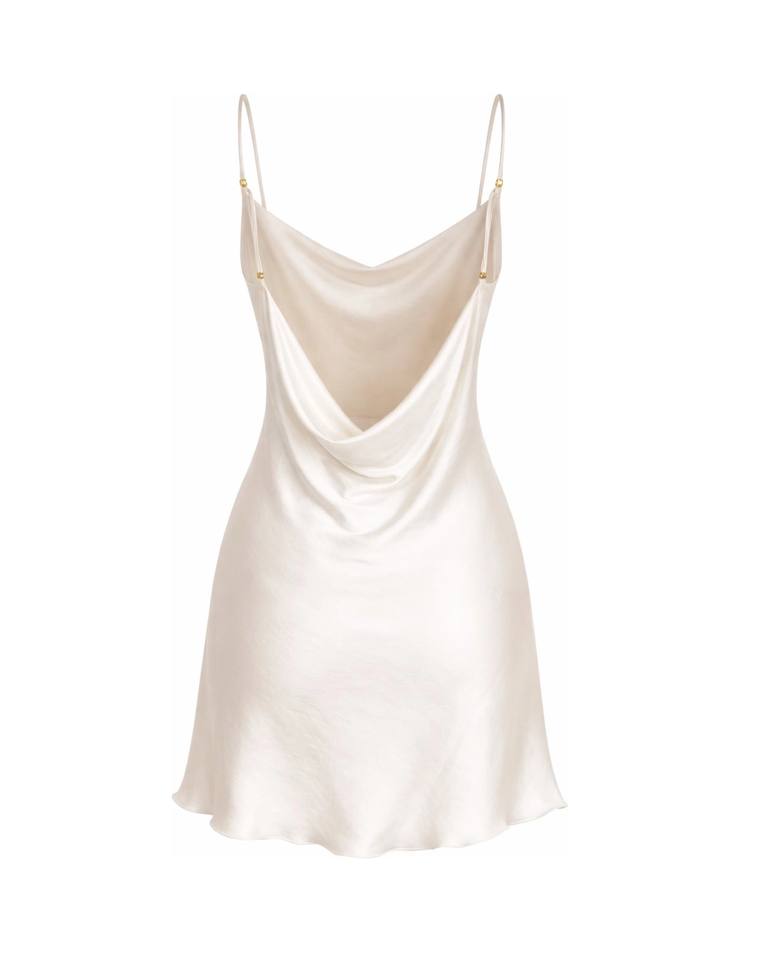 Biała mini sukienka Selena - Image #8