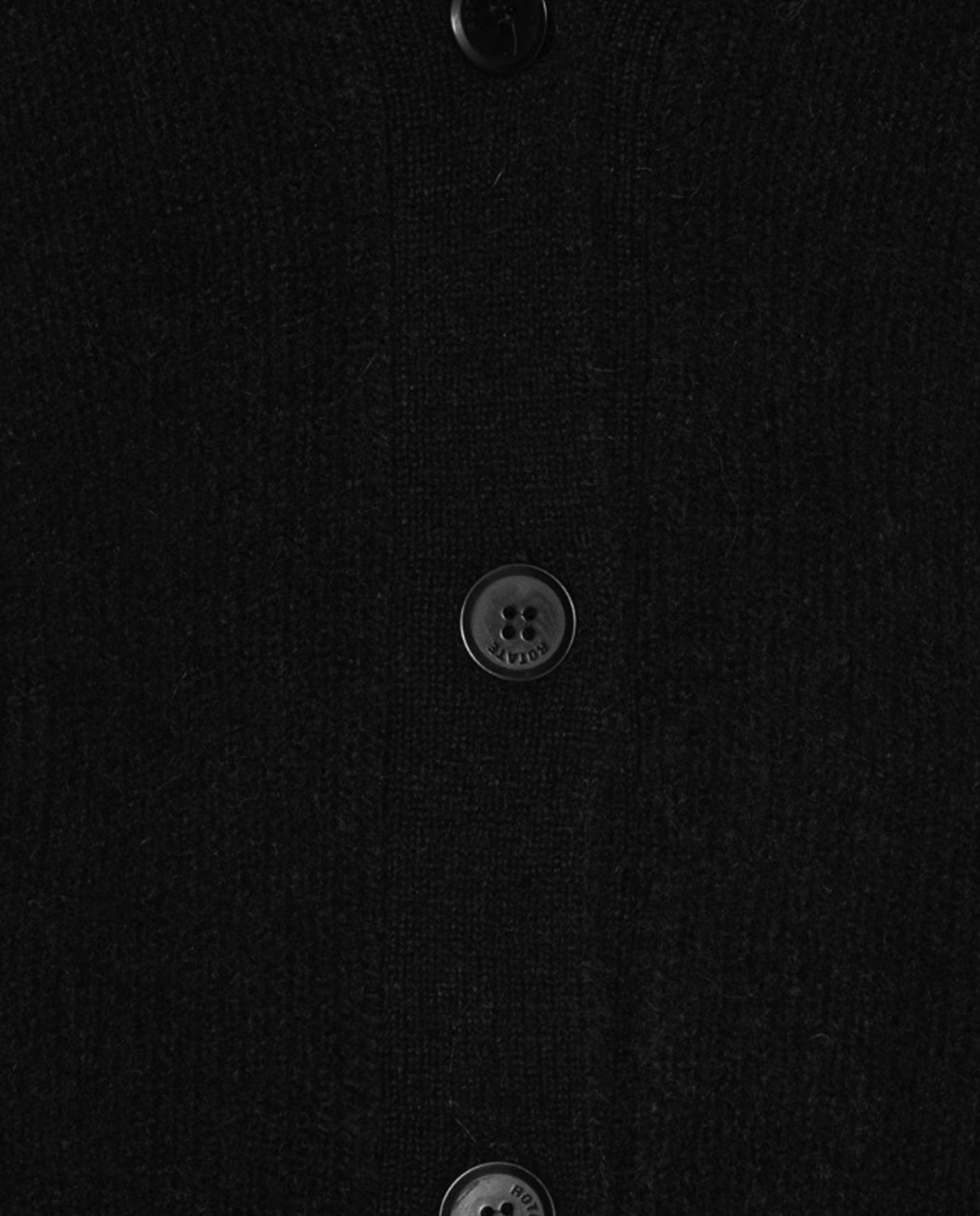 Czarny kardigan z baskinką - Image #4