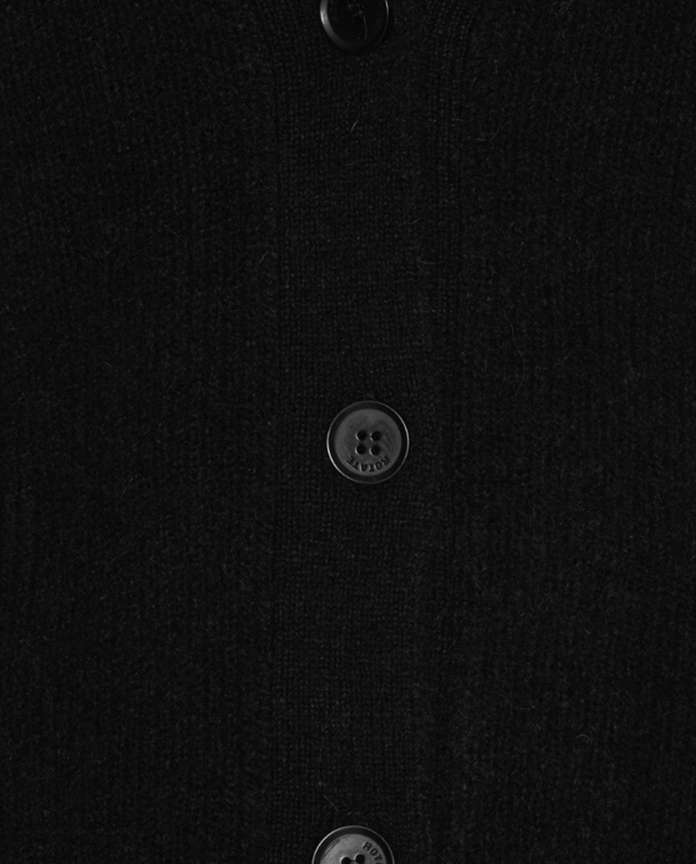 Czarny kardigan z baskinką - Image #4