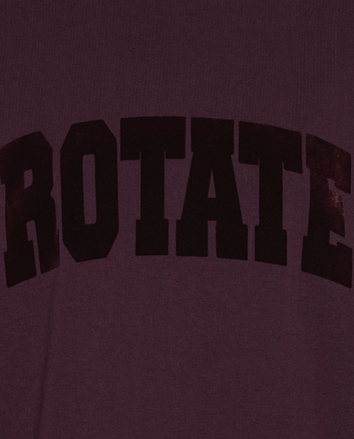 Bordowy t-shirt z logo - Image #4