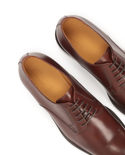 Brązowe eleganckie półbuty męskie z kolekcji limitowanej Walter - Image #6