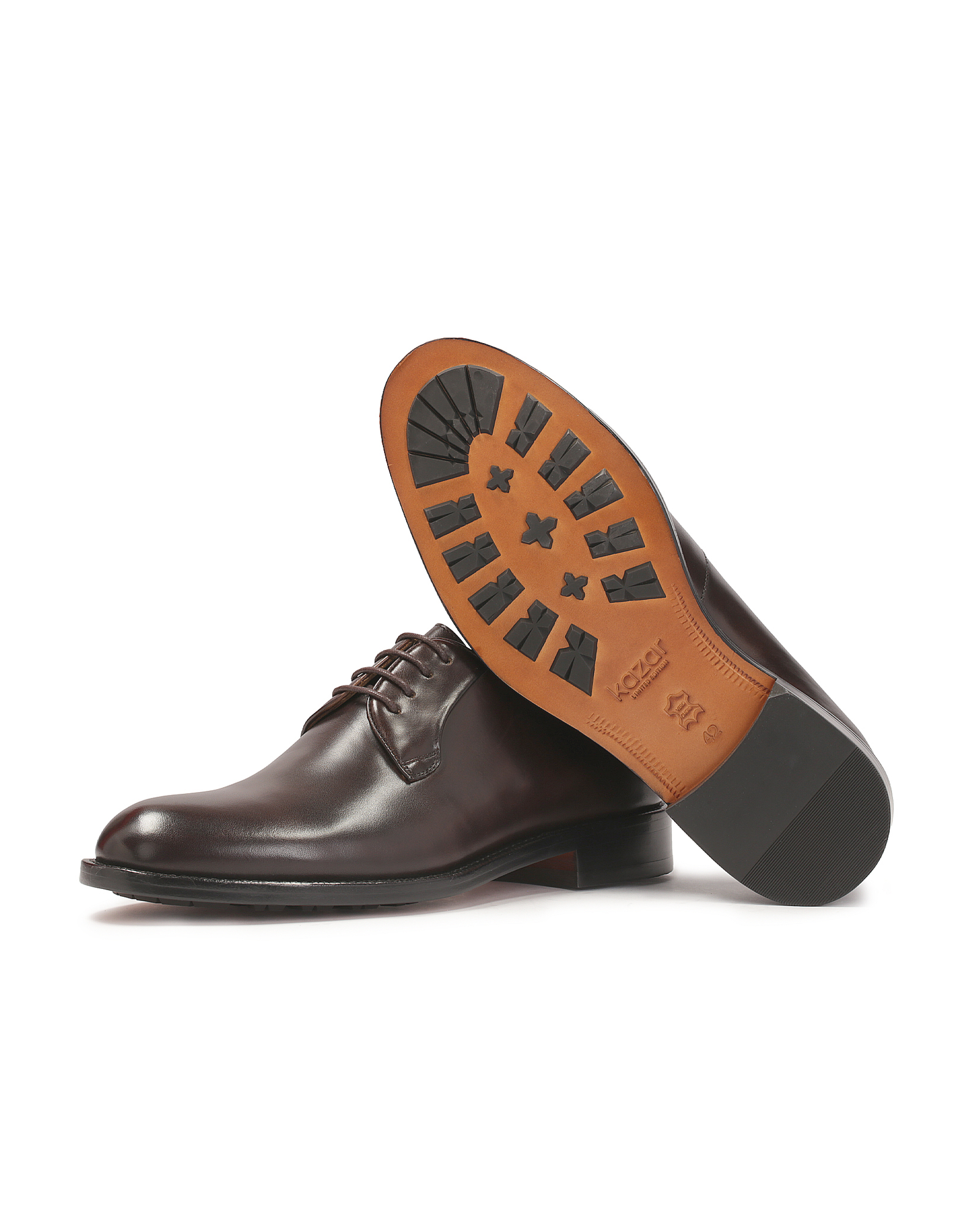 Eleganckie brązowe półbuty z kolekcji Limited Edition Adyssen - Image #5