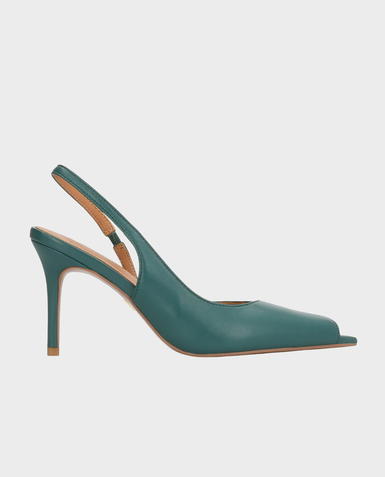Czółenka slingback z wydłużonymi otwartymi noskami Basilia