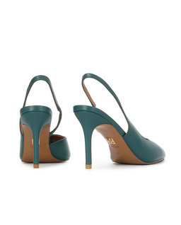 Czółenka slingback z wydłużonymi otwartymi noskami Basilia - Image #3