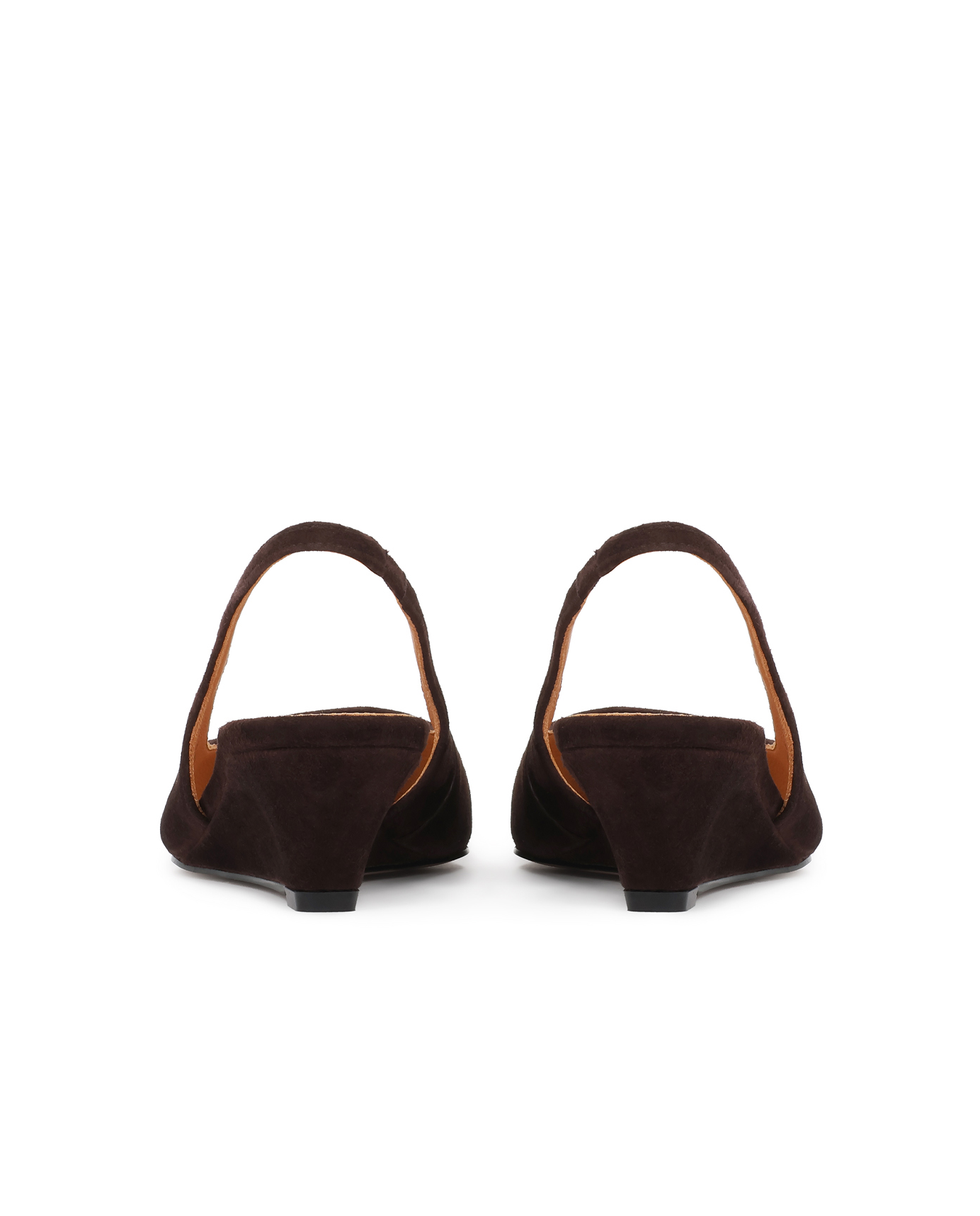 Czółenka slingback na koturnie Adala - Image #3