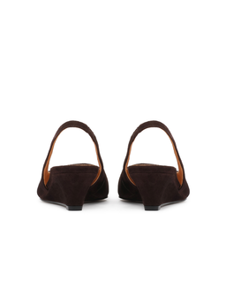 Czółenka slingback na koturnie Adala - Image #3