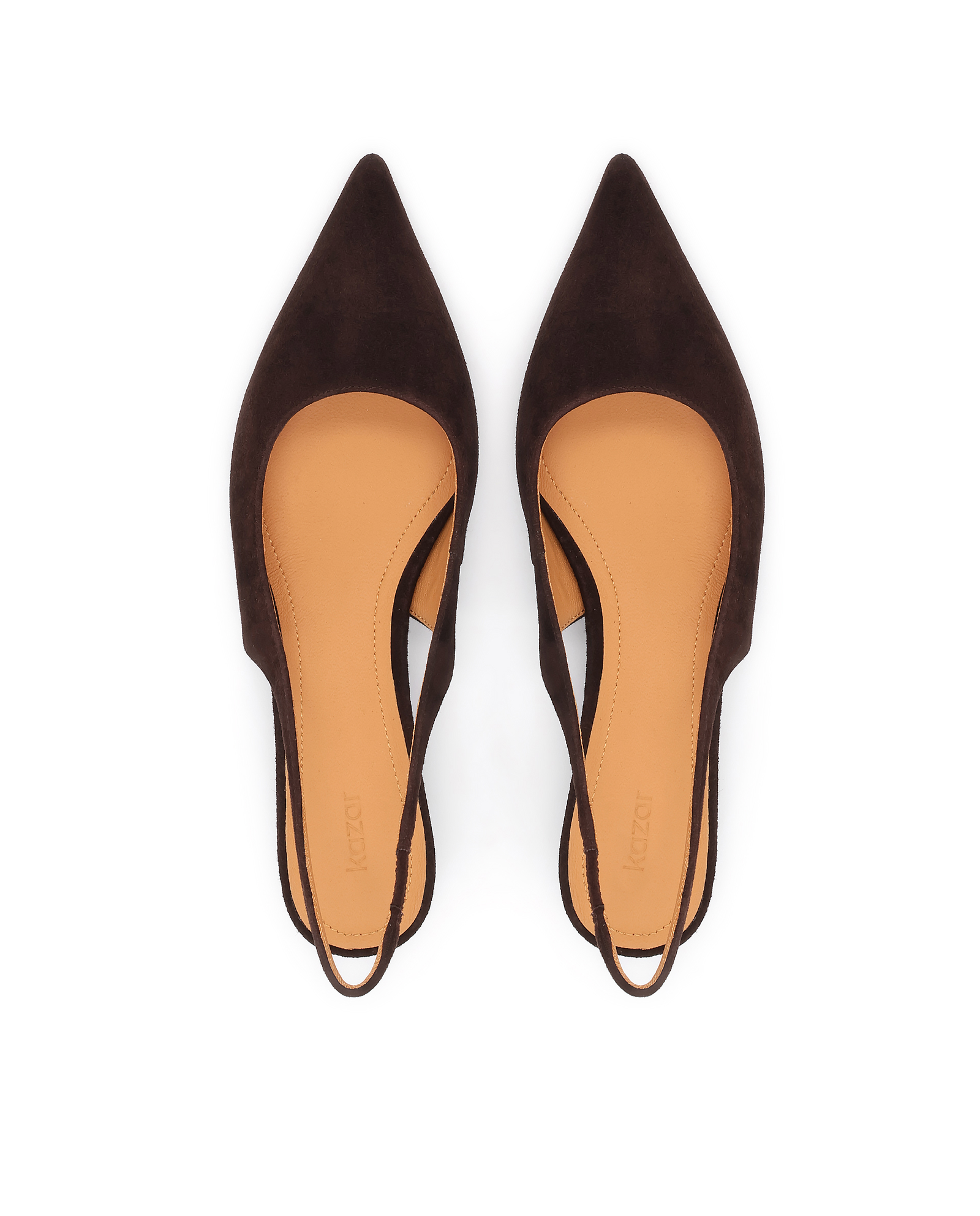 Czółenka slingback na koturnie Adala - Image #4