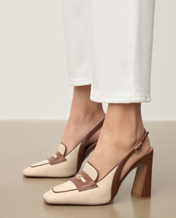 Czółenka slingback z nutą nowoczesnej elegancji Lucine - Image #1