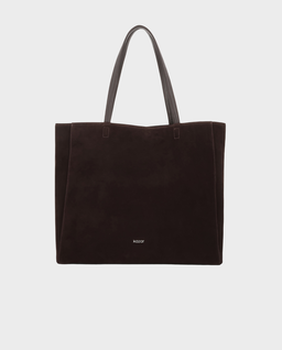 Duża torebka shopper z zamszu Dairine - Image #0