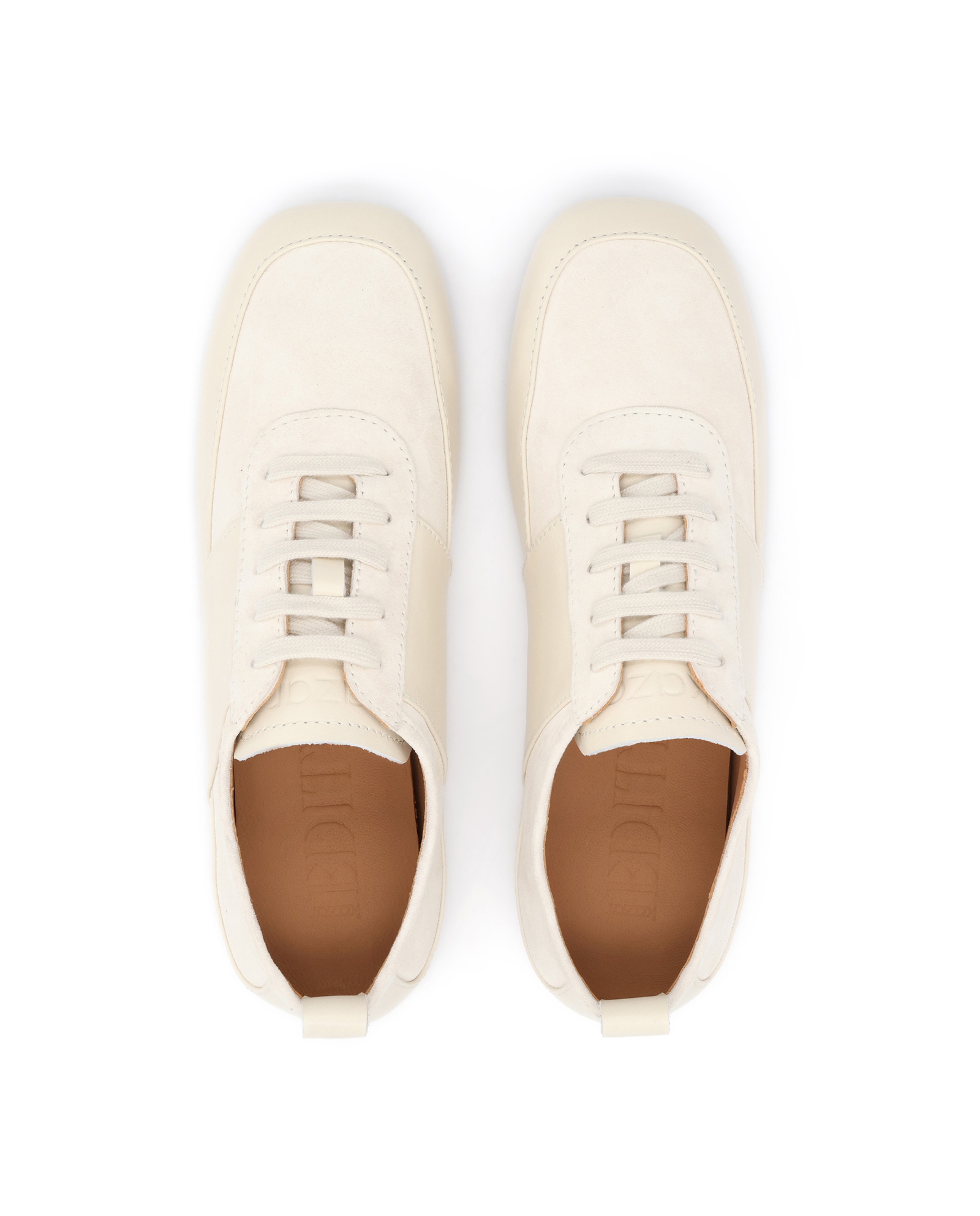 Płaskie skórzane sneakersy Varita - Image #3