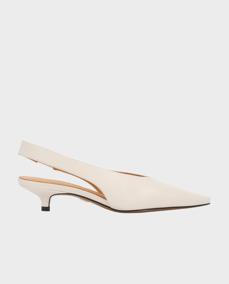 Czółenka slingback na niskim obcasie Sofiya