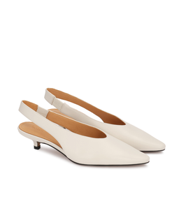 Czółenka slingback na niskim obcasie Sofiya - Image #2