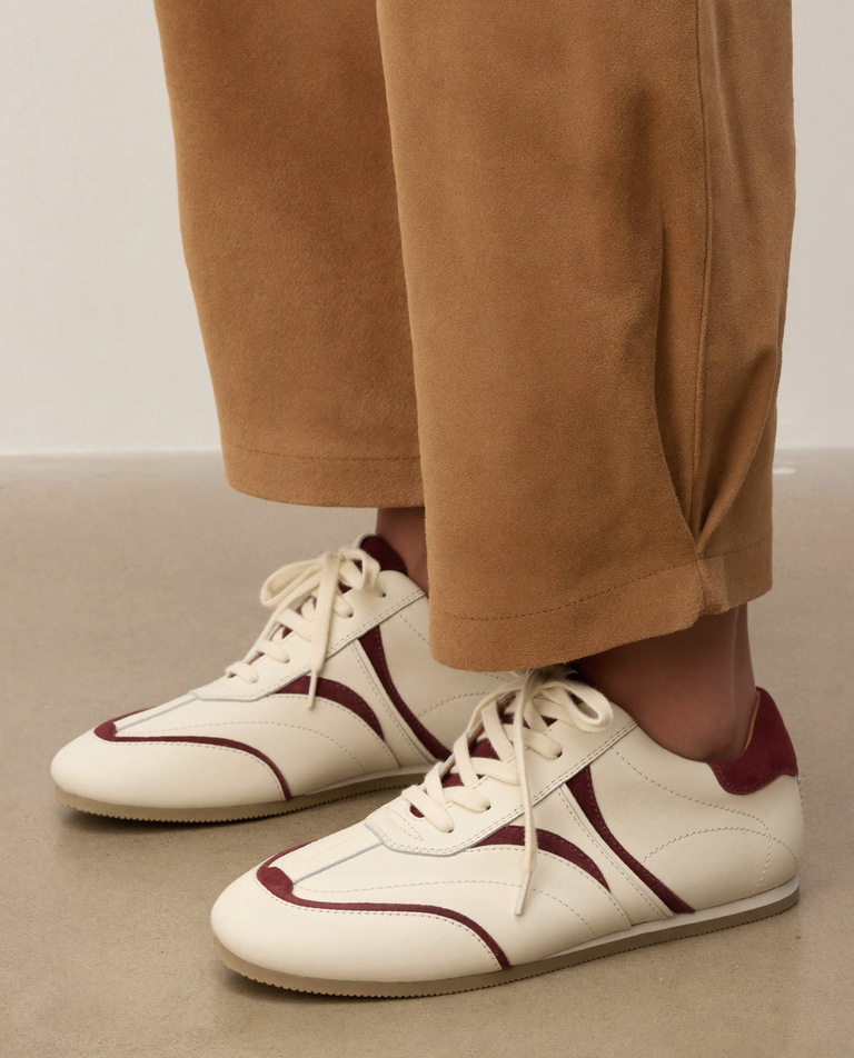 Skórzane sneakersy w stylu vintage Evrin