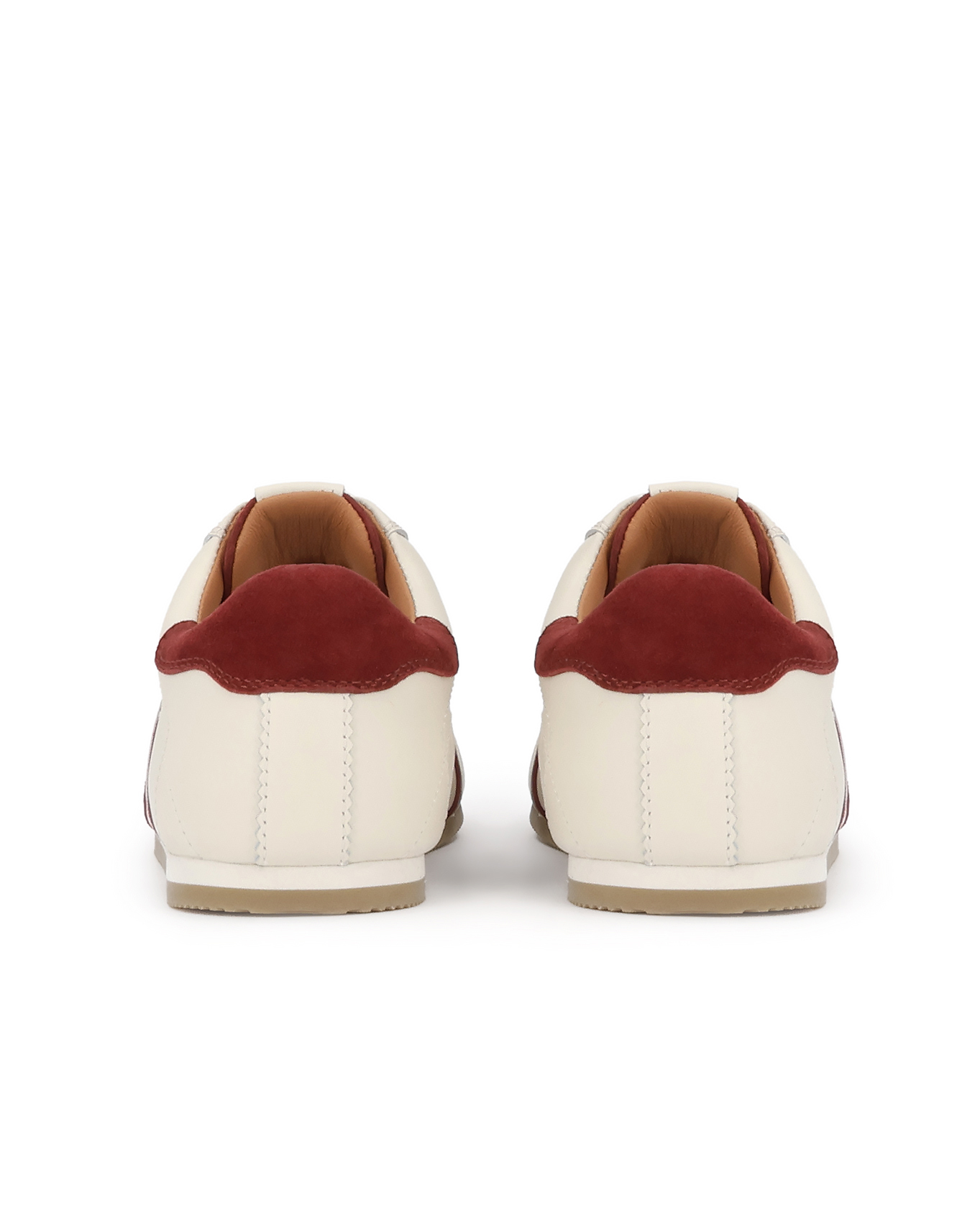 Skórzane sneakersy w stylu vintage Evrin - Image #2