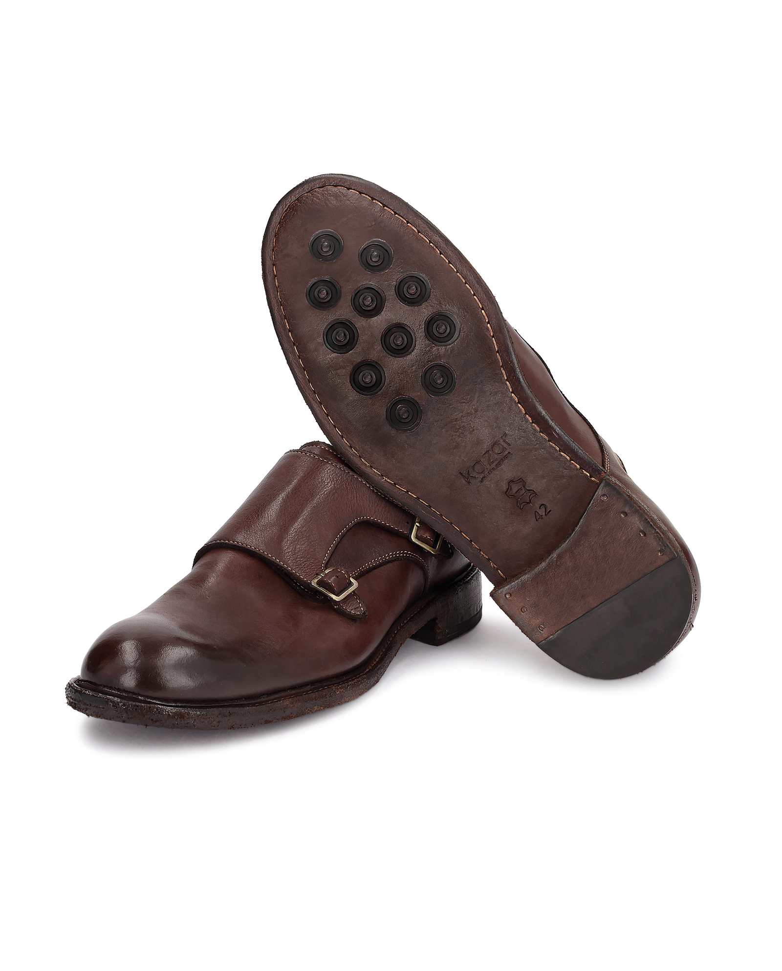 Półbuty Monki Limited Edition na skórzanej podeszwie Grantes - Image #5