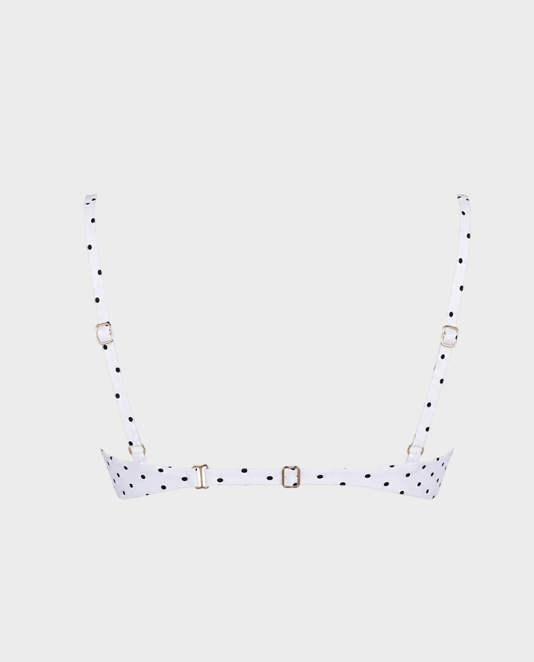 Góra od bikini w kropki Eze Dots