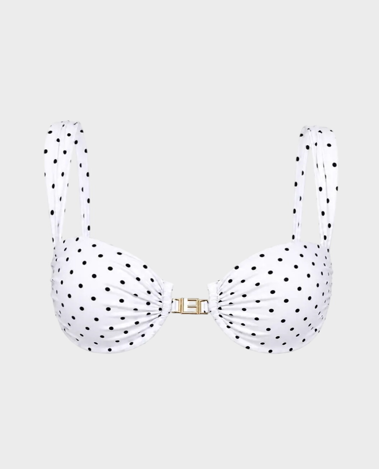 Góra od bikini w kropki Eze Dots