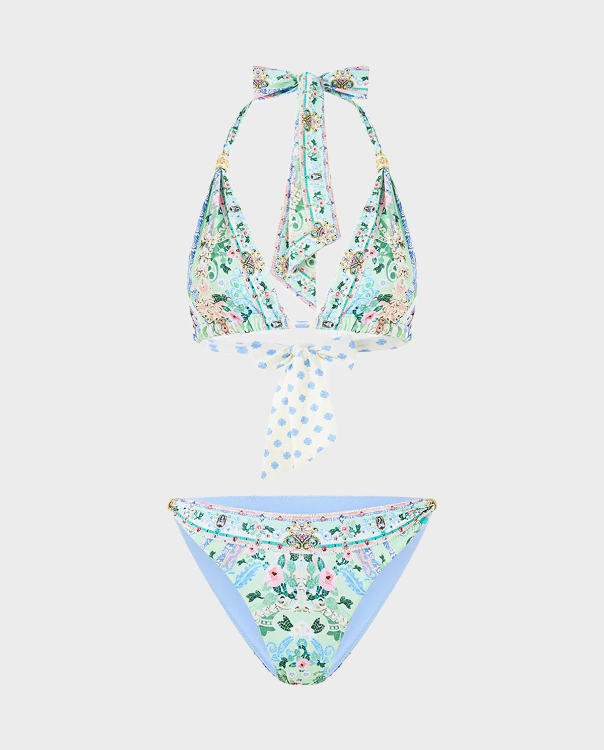 Wzorzysty komplet bikini Midsummer Mosaics - Image #0