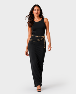 Czarna spódnica maxi - Image #3