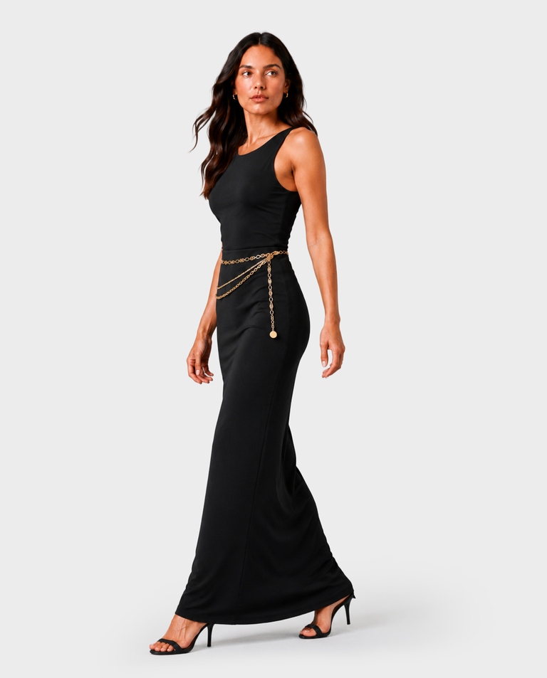 Czarna spódnica maxi - Image #4