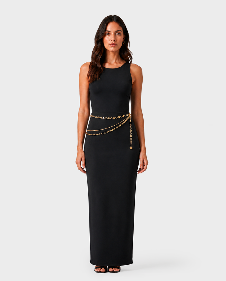 Czarna spódnica maxi - Image #2
