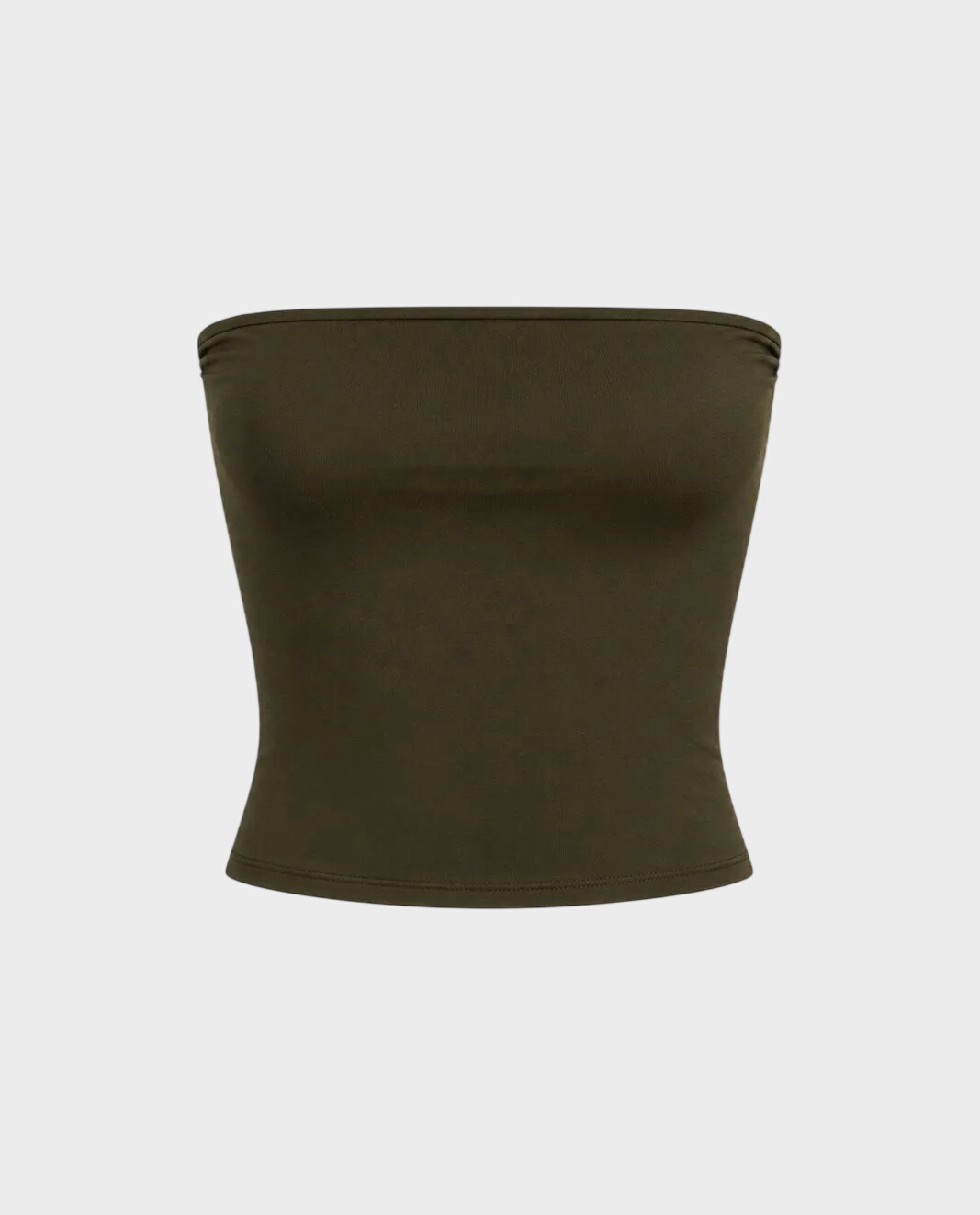 Oliwkowy top bandeau Zaha - Image #0