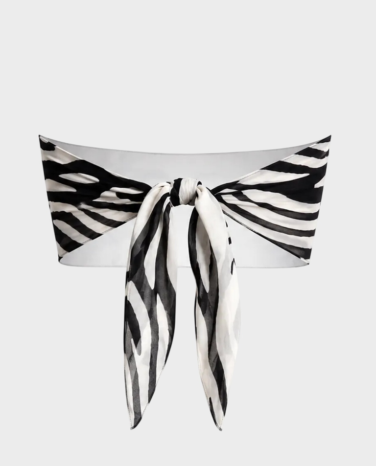 Lekki top z wiskozy Yasmine Zebra