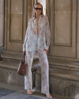 Koszula z printem Flowers - Image #2