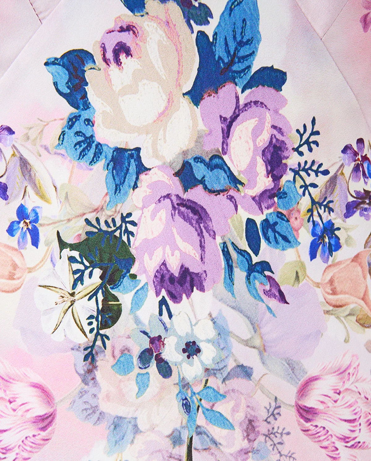 Jedwabna sukienka w kwiaty Palatial Pastels - Image #4
