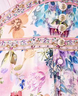 Jasnoróżowa sukienka w kwiaty Palatial Pastels - Image #4