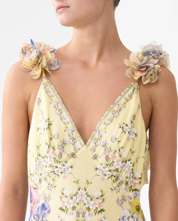 Jedwabna sukienka w kwiaty Darling Buds - Image #4