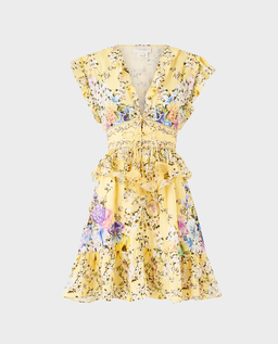 Lniana sukienka w kwiaty Darling Buds - Image #0